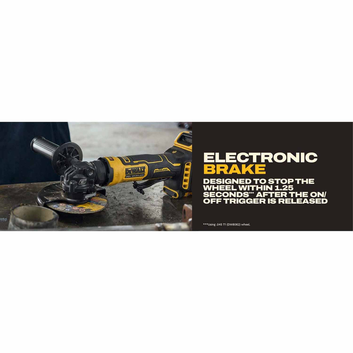 DeWalt DCG402B 20V MAX* ATOMIC 4.5 in. Angle Grinder (Tool Only) - 14