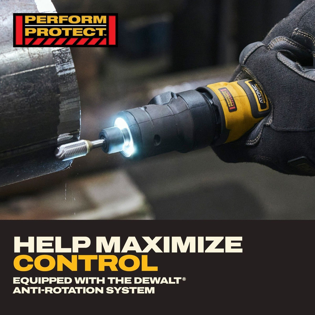 DeWalt DCG420GE1 20V MAX* ATOMIC Die Grinder Die Grinder Kit - 8
