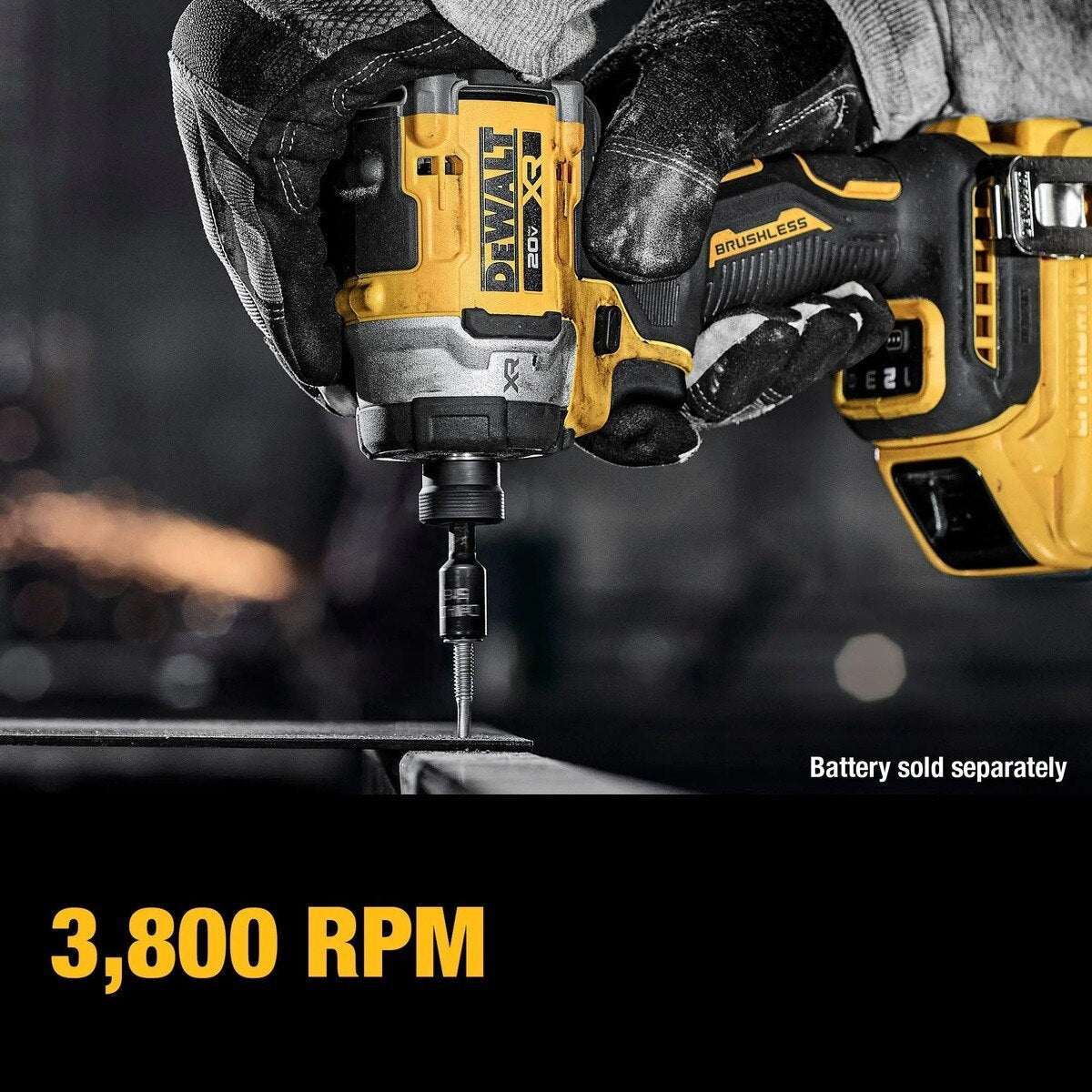 DeWalt DCK2112QQ2 20V MAX XR Brushless 1/2" 3-Speed Hammer Drill and 1/4" Impact Driver Combo Kit with 2 4Ah Batteries - 5