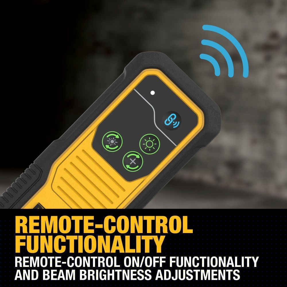 DeWalt  DCLE14221G USB Rechargeable Green 2 Spot and Cross Line Laser Kit - 6