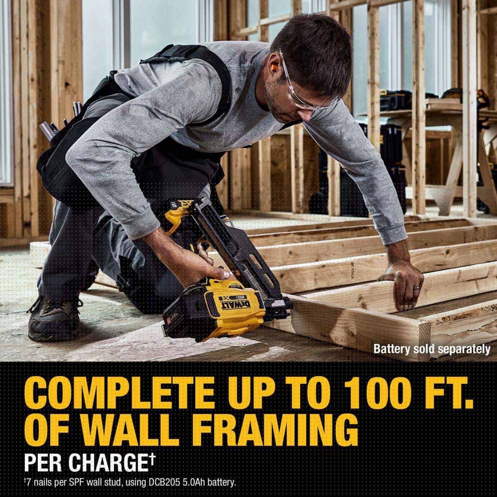 DeWalt DCN930B 20V MAX XR Brushless Cordless 30 Degree Paper Collated Framing Nailer (Tool Only) - 18