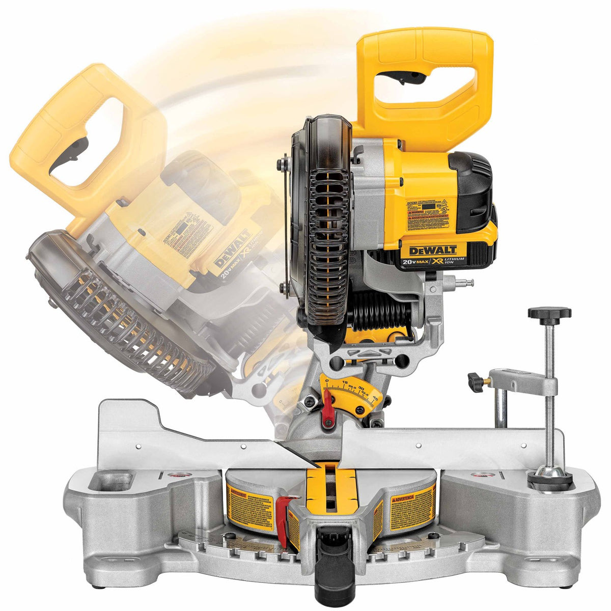 DeWalt DCS361M1 20V MAX 7-1/4" Cordless Sliding Miter Saw Kit - 3