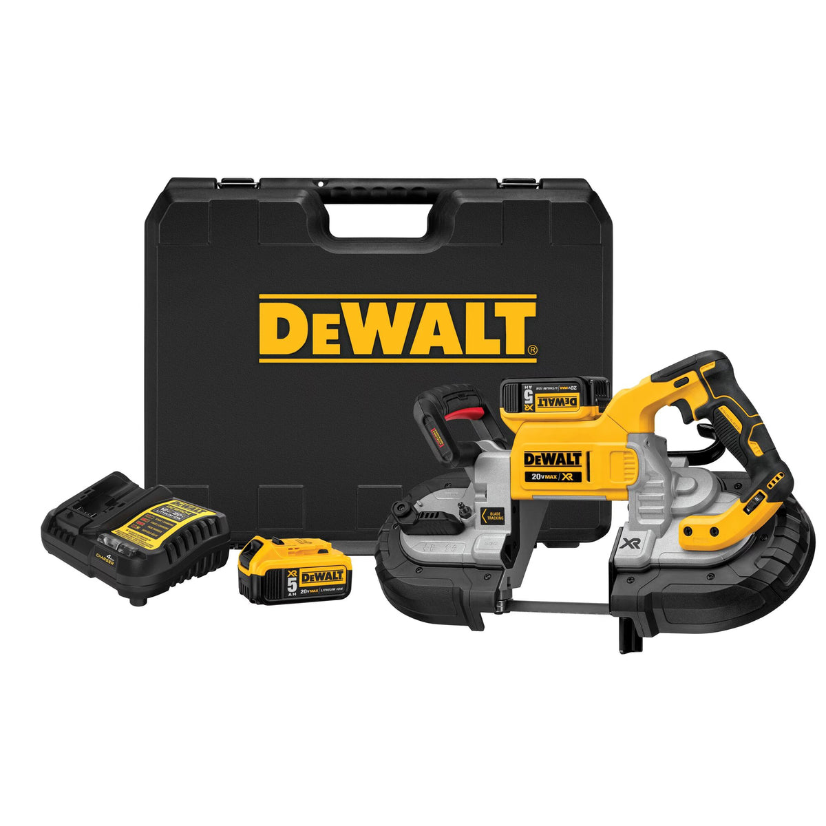 DeWalt DCS376P2 20V Max Dual Handed Bandsaw Kit - 2