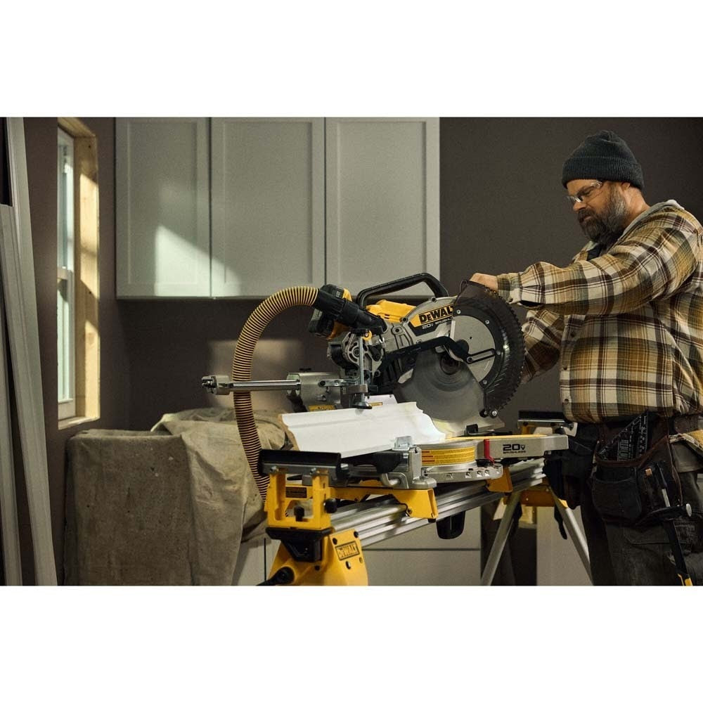 DeWalt DCS785B 20V MAX* XR 12" Double Bevel Sliding Miter Saw (Tool Only) - 12