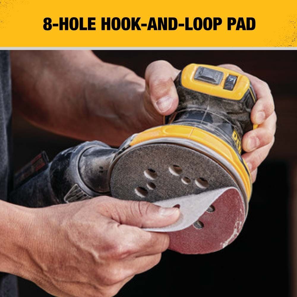 DeWalt DCW210P1 20V Max* XR 5" Cordless Random Orbital Sander Kit - 6