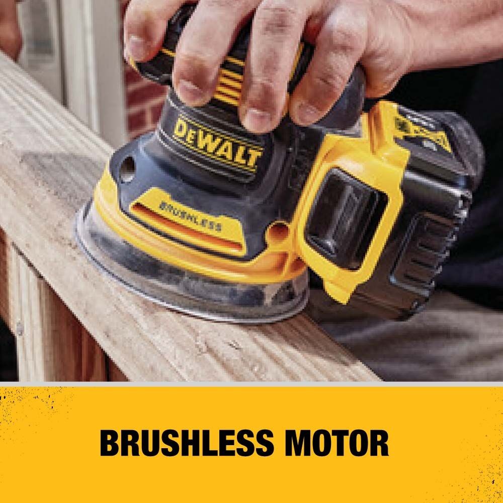 DeWalt DCW210P1 20V Max* XR 5" Cordless Random Orbital Sander Kit - 8
