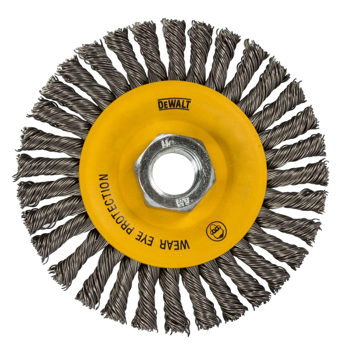 DeWalt DW49202B 6" x 5/8" 11 HP 0.020 Carbon Stringer Wire Wheel