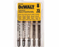 DeWalt DWA3798T 15 Piece T-Shank Jig Saw Blade Set
