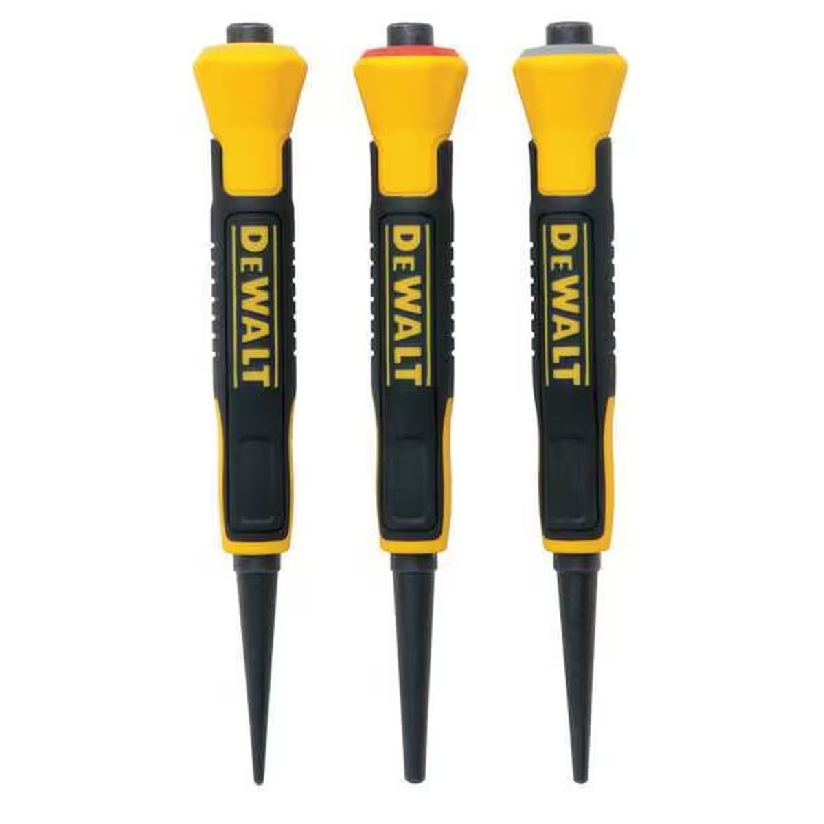 DeWalt DWHT58018 Bi-Material Nail Set Punches for Setting Finish Nails (3 Piece)