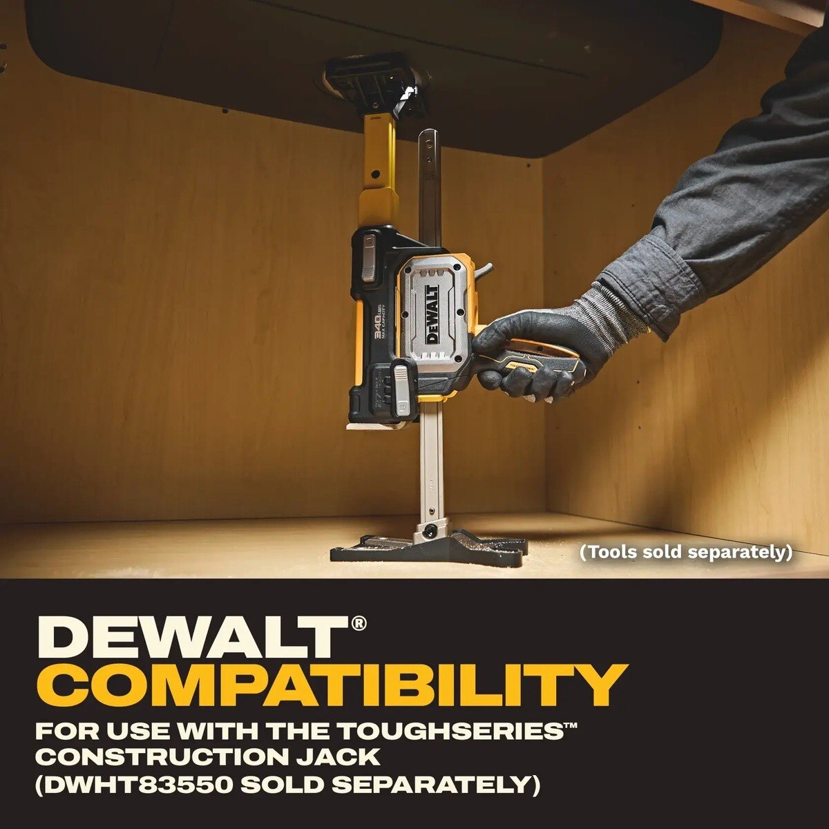 DeWalt DWHTPAD TOUGHSERIES Construction Jack Non-Marring Pad Accessory Pack 5.5 L x 1.4 W x 10.2 H - 5