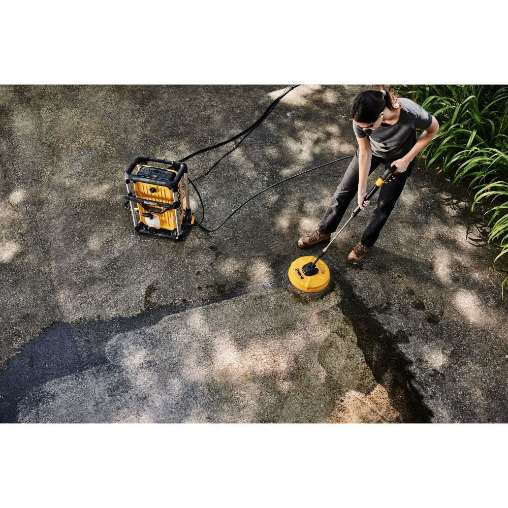 DeWalt DWZPWSC12 12" Rotating Driveway and Sidewalk Surface Cleaner Pressure Washer Attachment (3000 PSI MAX) - 2