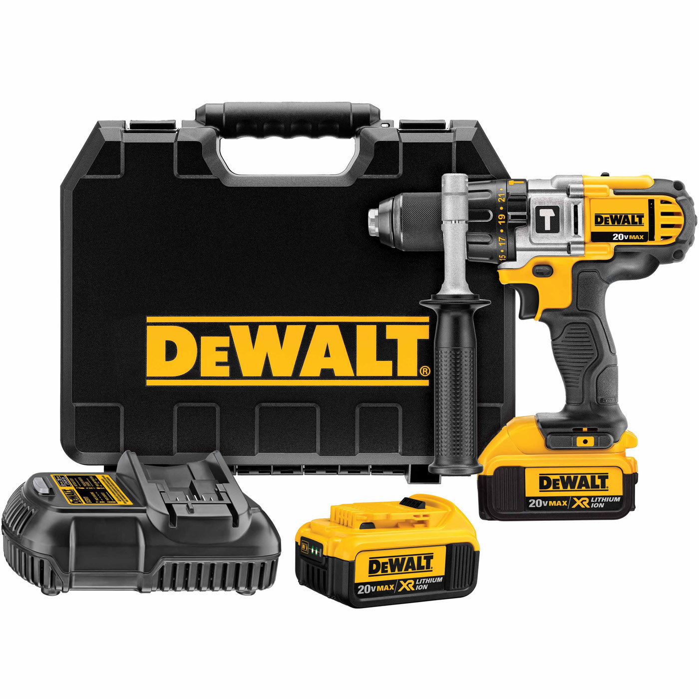 Dewalt DCD985M2 20V Max 1/2" Premium 3-Speed Hammerdrill Kit (3.0AH)