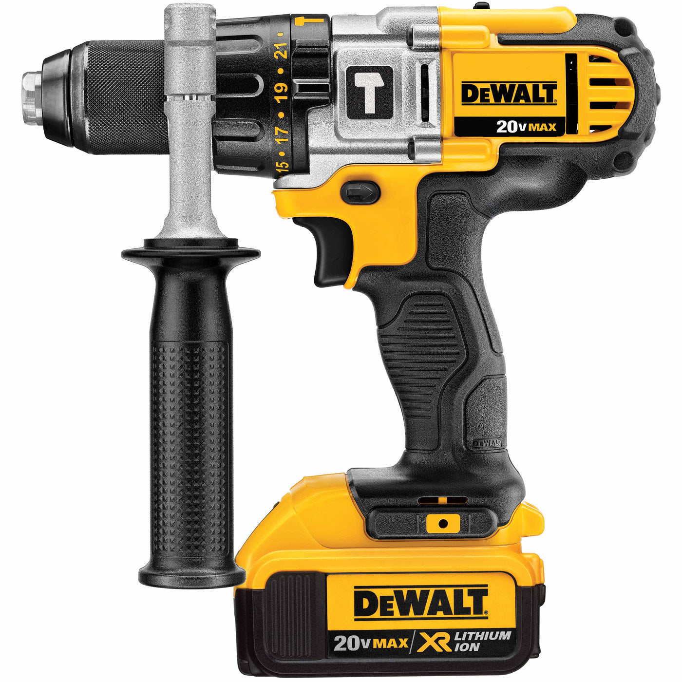 Dewalt DCD985M2 20V Max 1/2" Premium 3-Speed Hammerdrill Kit (3.0AH) - 4