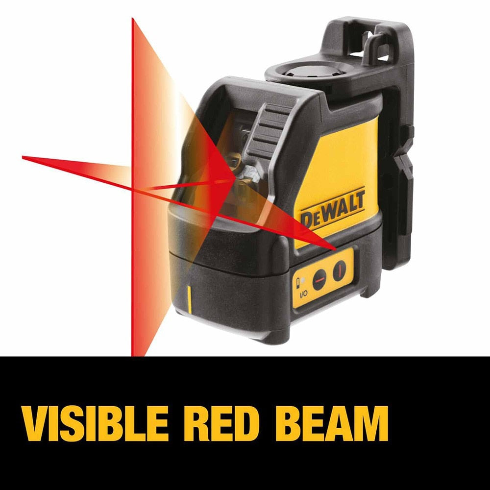 DeWalt DW088K Self Leveling Horizontal/Vertical RED Cross Line Laser Level DW088K-QU (USES 3 X AA) - 4