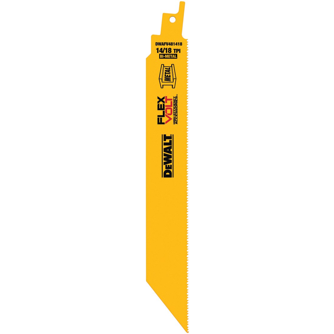 DeWalt DWAFV481418 8" 14/18TPI Metal Reciprocating Saw Blade 5 Pack