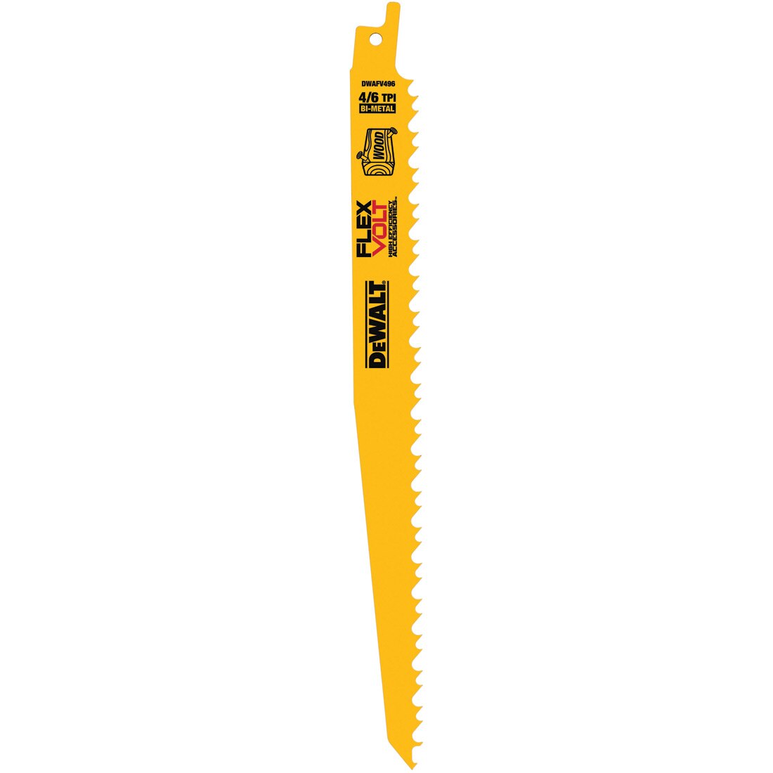 DeWalt DWAFV496 9" 6TPI Reciprocating Saw Blade 5 Pack