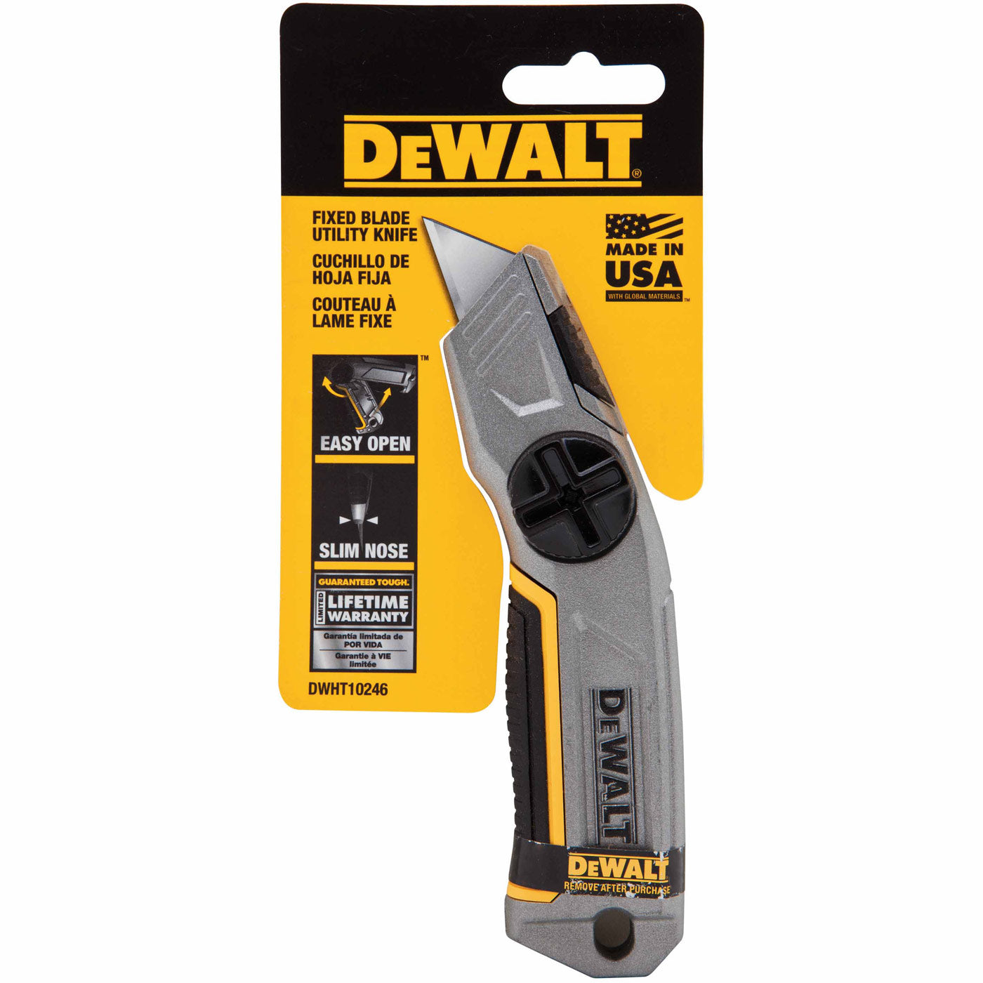 DeWalt DWHT10246 Soft Panel Utility Knife