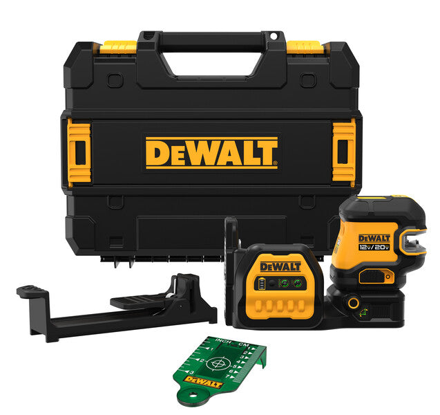 DeWalt DCLE34220GB DEWALT 20V Cross line 2 Spot Combo Laser Bare Kit