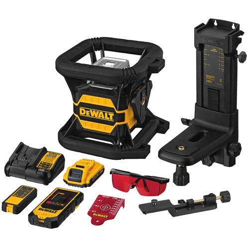 Dewalt DW080LRS 20V MAX Tool Connect Red Tough Rotary Laser