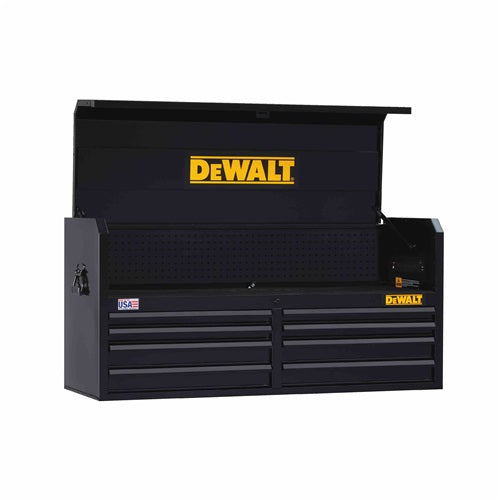 DeWalt DWST25181 700S 52" Wide 8-Drawer Open Tool Chest, Black