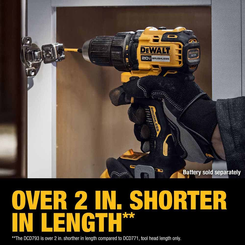 DeWalt DCD793B 20V MAX Brushless Cordless 1/2 in. Drill/Driver (Tool Only)