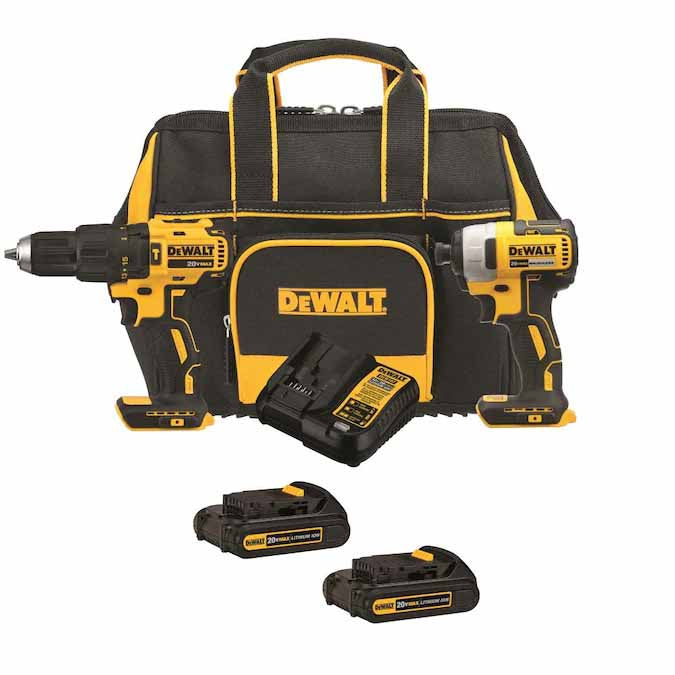DeWalt DCKSS276C2BB 2-Tool 20-Volt Brushless Power Tool Combo Kit w/ Soft Case (2-Batteries and Charger Included)
