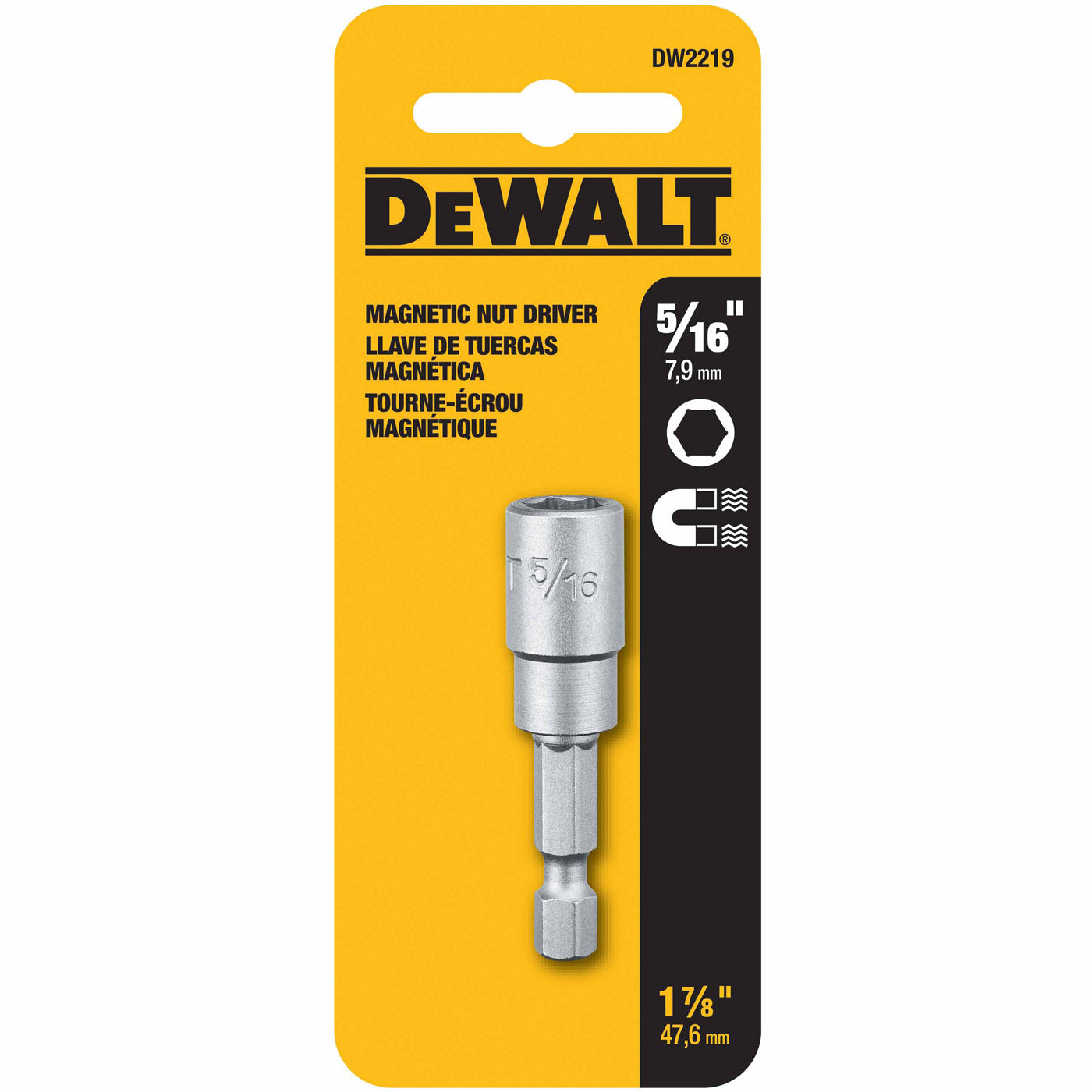 DeWalt DW2219 5/16" x 1-7/8" Magnetic Nut Driver