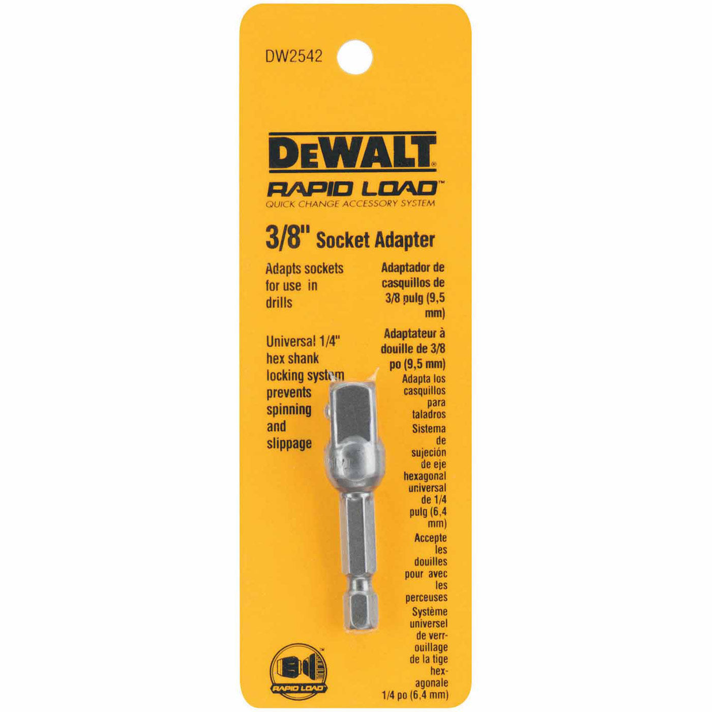 DeWalt DW2542 3/8" Socket Adapter