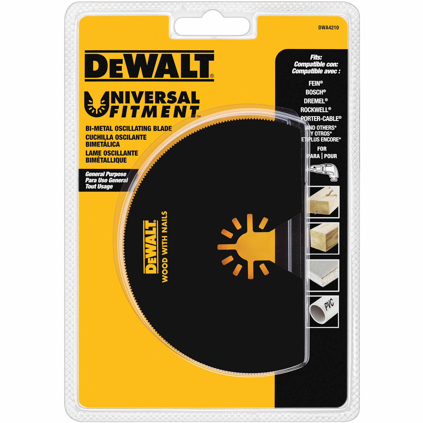 DeWalt DWA4210 Oscillating Semicircle Blade