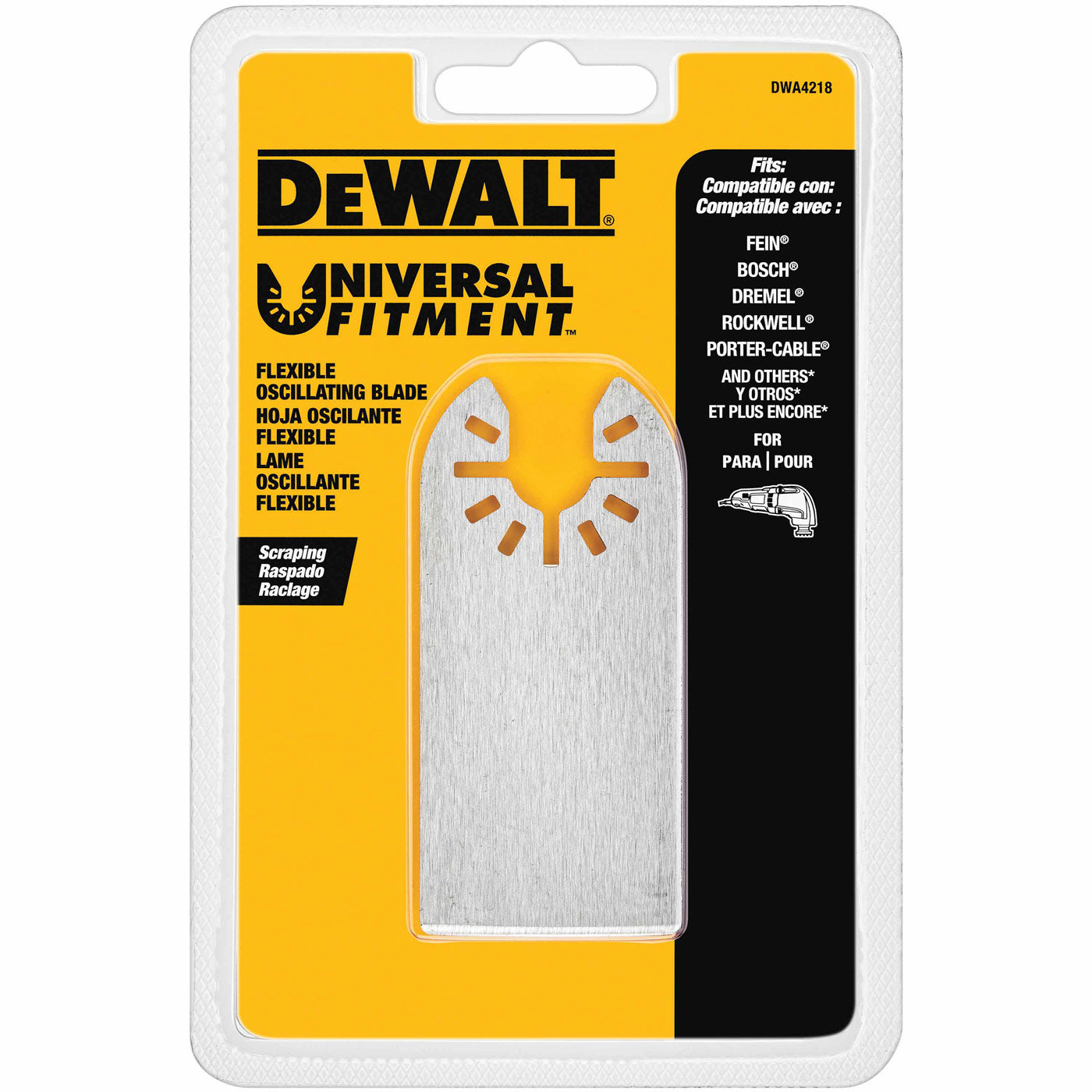 DeWalt DWA4218 Oscillating Flexible Scraper Blade