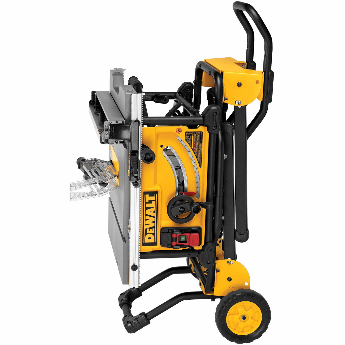 DeWalt DWE7491RS 10" Jobsite Table Saw 32 - 1/2" (82.5cm) Rip Capacity, and a Rolling Stand