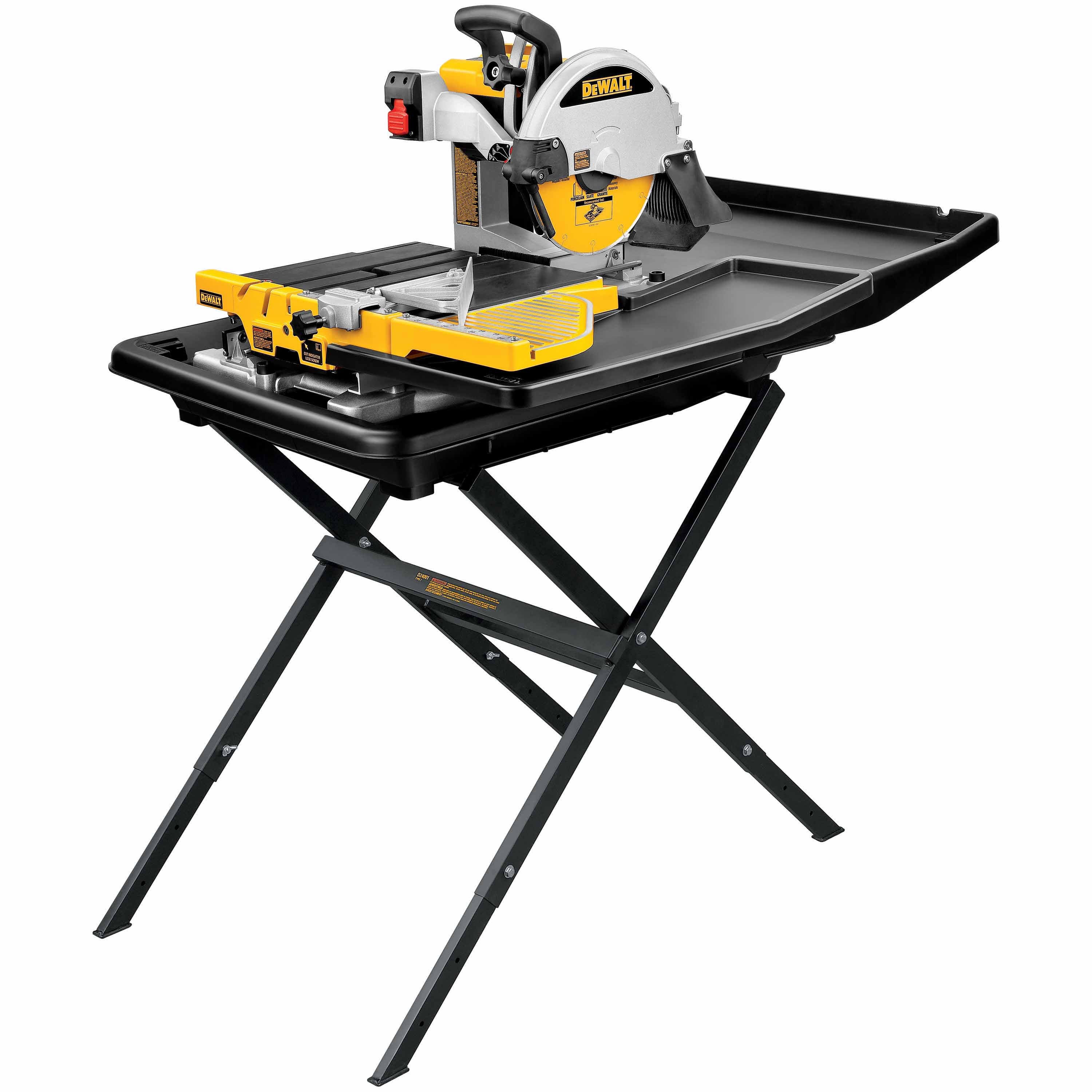 DeWalt D24000S Heavy-Duty 10" Wet Tile Saw with Stand