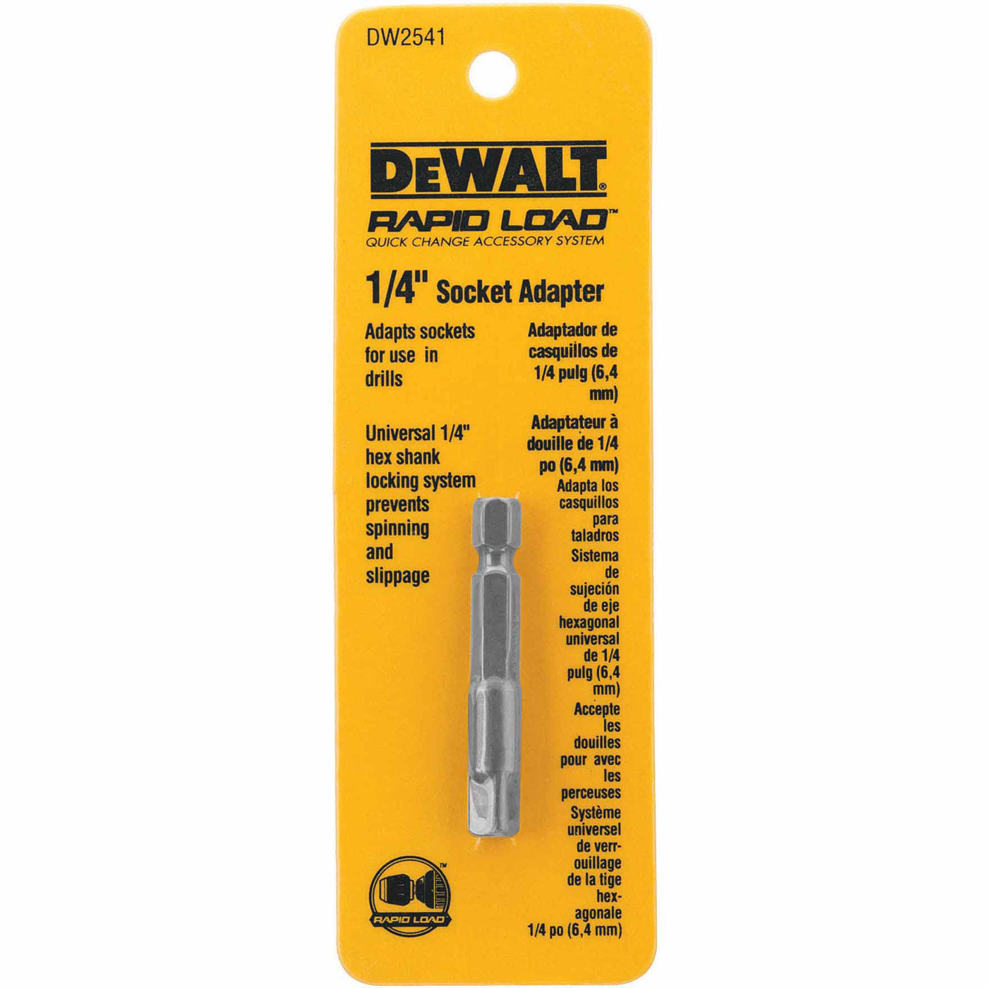 DeWalt DW2541 1/4" Socket Adapter