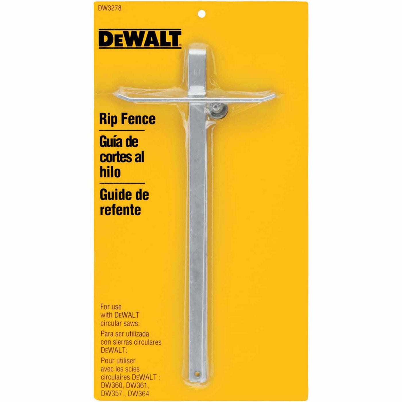 DeWalt DW3278 Rip Fence for All Top Handle Circular Saws