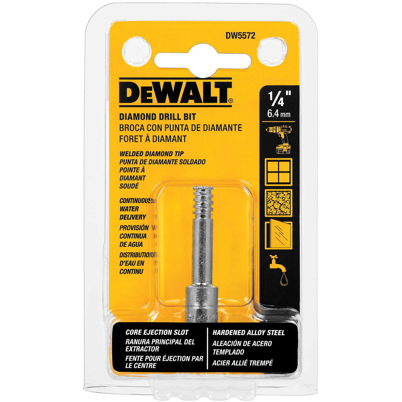 DeWalt DW5572 1/4" Diamond Drill Bit