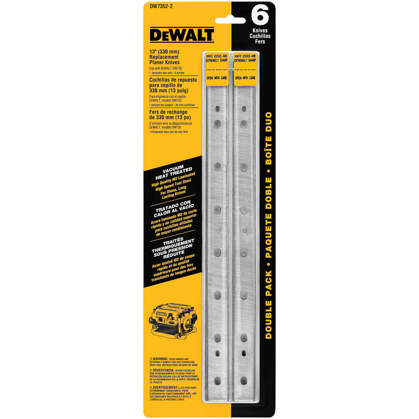 DeWalt DW7352-2 2 Sets - Replacement Blades for DW735