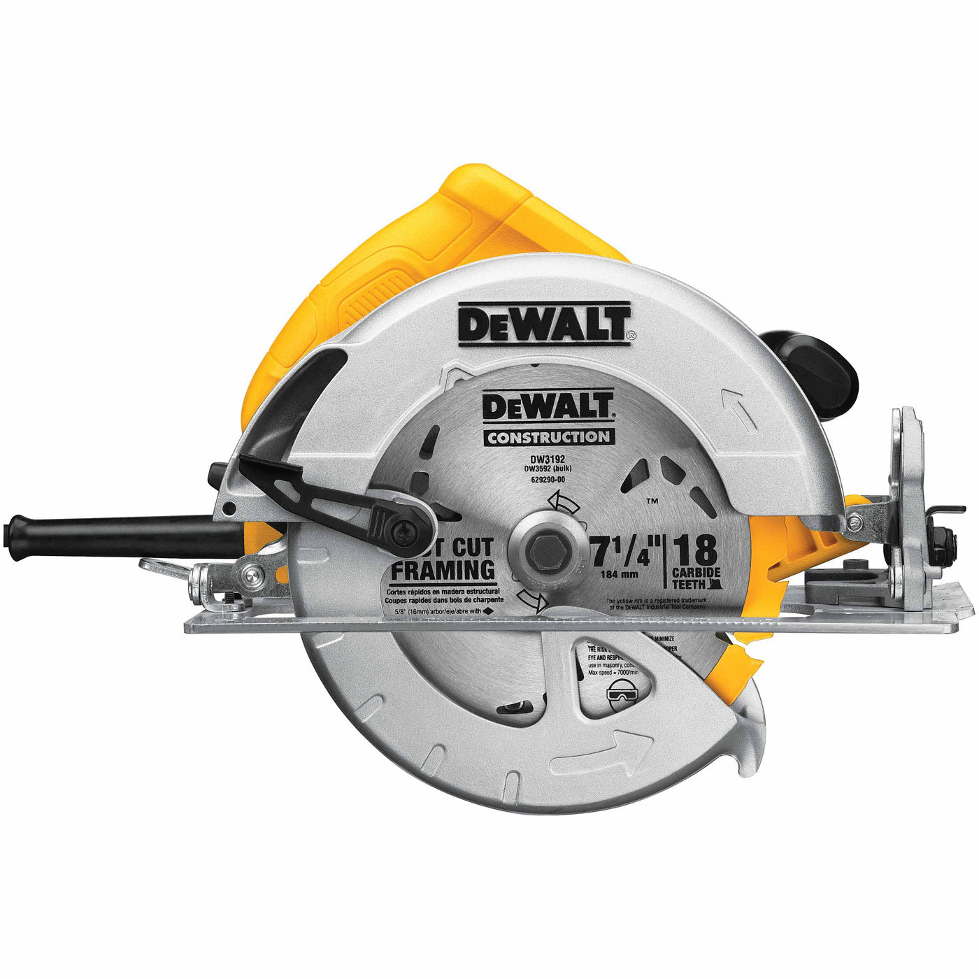 DeWalt DWE575 7-1/4" 15 Amp Lightweight Circular Saw