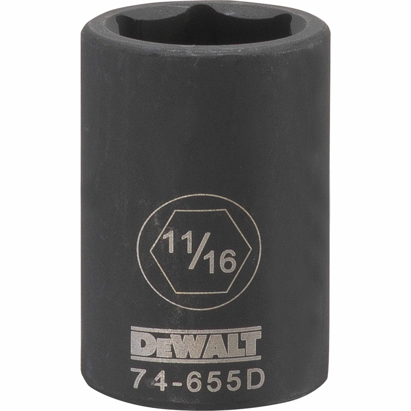 DeWalt DWMT74655OSP Mechanics 6 Point 1/2" Drive Impact Socket 11/16"